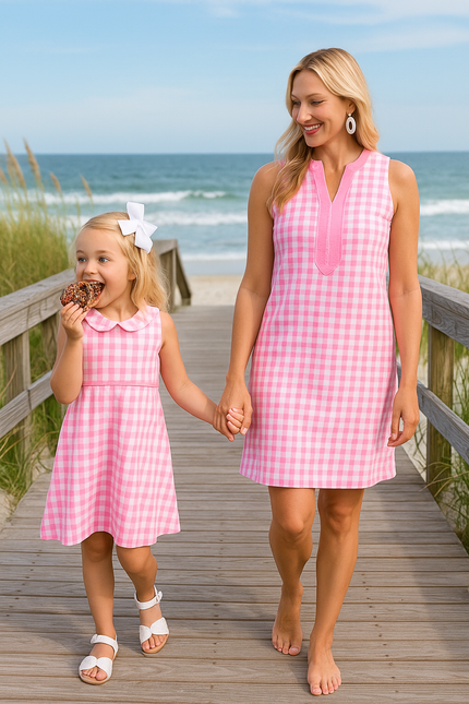 DUFFIELD LANE - Country Club Gingham Mommy & Me Matching Grand Dress