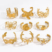 Coral Branch Cuff Bracelet – 18K Gold Plated or Silver Stainless Steel Coastal Jewelry
