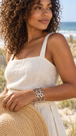 Coral Branch Cuff Bracelet – 18K Gold Plated or Silver Stainless Steel Coastal Jewelry