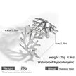 Coral Branch Cuff Bracelet – 18K Gold Plated or Silver Stainless Steel Coastal Jewelry