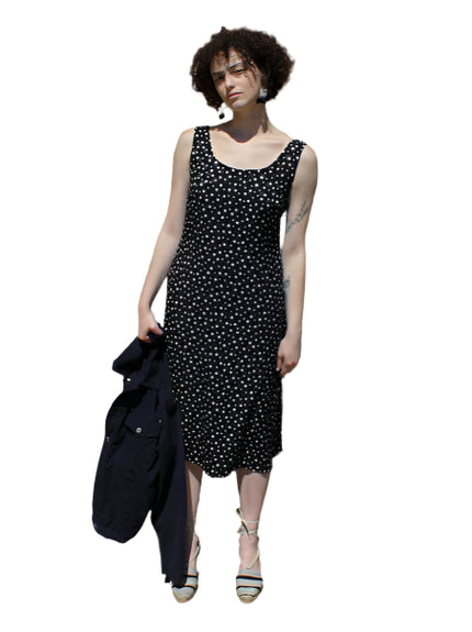 Escada Polka Dot Silk Dress