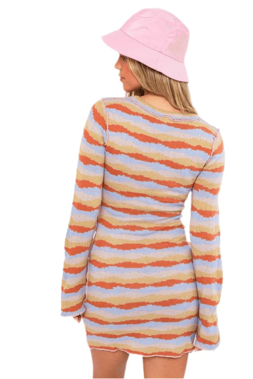 Le Lis Stay Wavy Stitch Sweater Dress - Cape Cod Fashionista