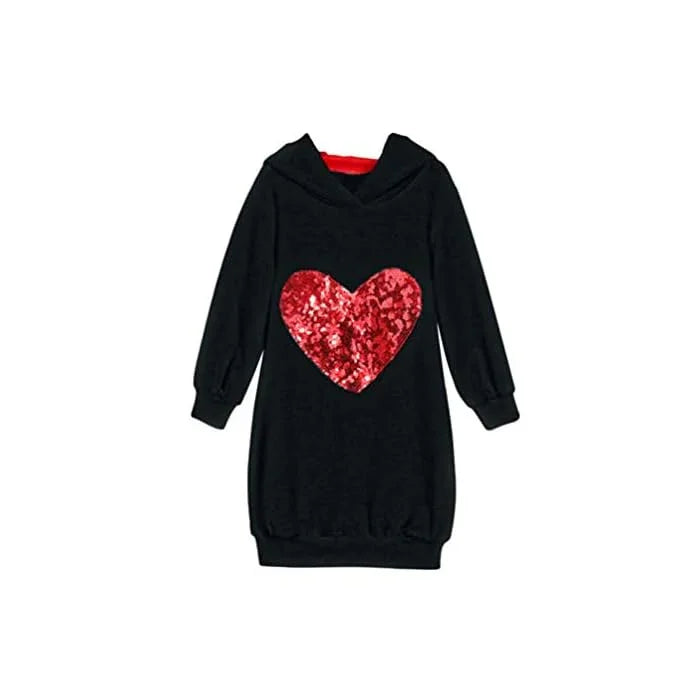 MATCHING MOMMY & ME SEQUIN HEART HOODIE - Cape Cod Fashionista