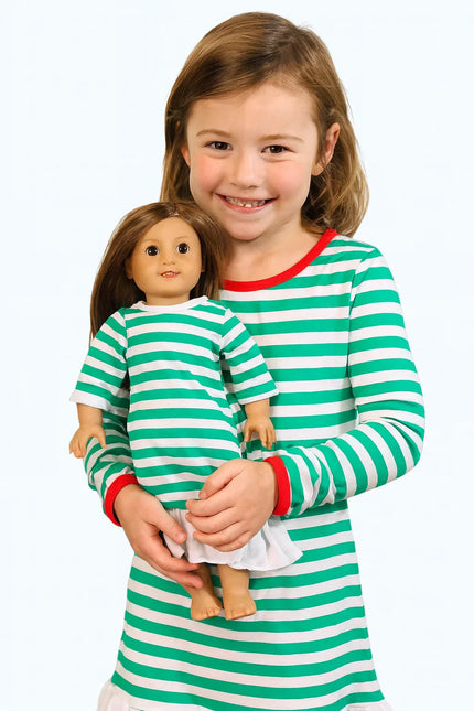 Matching Girls & Dolls Holiday Nightgown