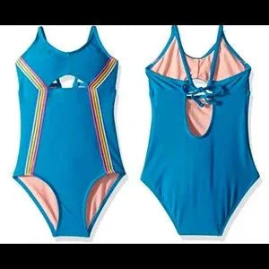 Tween Girls One-Piece Swimsuit Bundle – Gossip Girl Size 16 + Bonus Suit