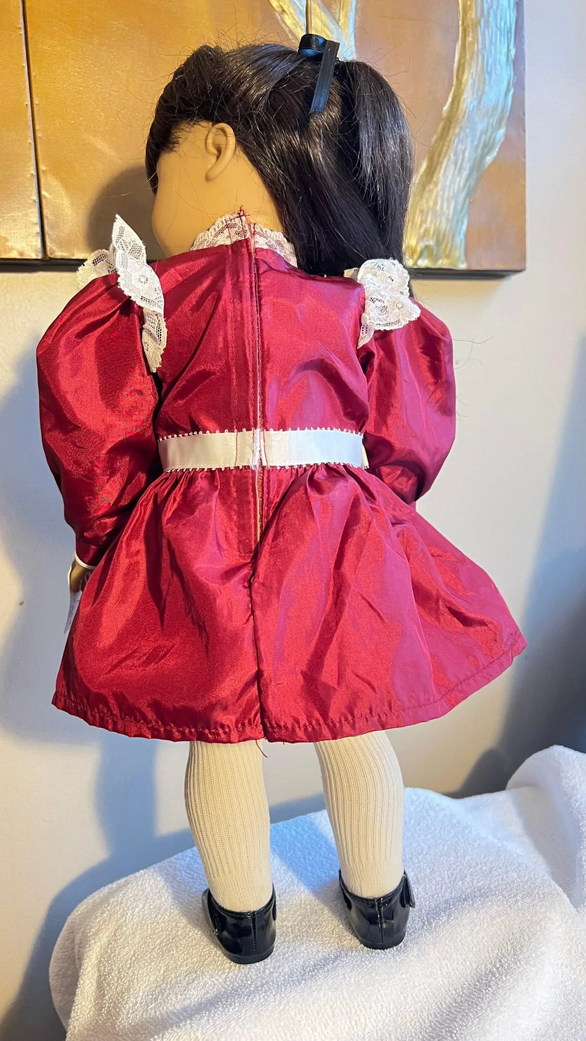 cranberry party dress Cranberry Cocktail Long Sleeve Dress