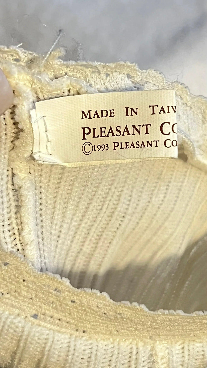 Pleasant Company RARE 1989 & 1994 Samantha Christmas Cranberry Party Dress - Cape Cod Fashionista