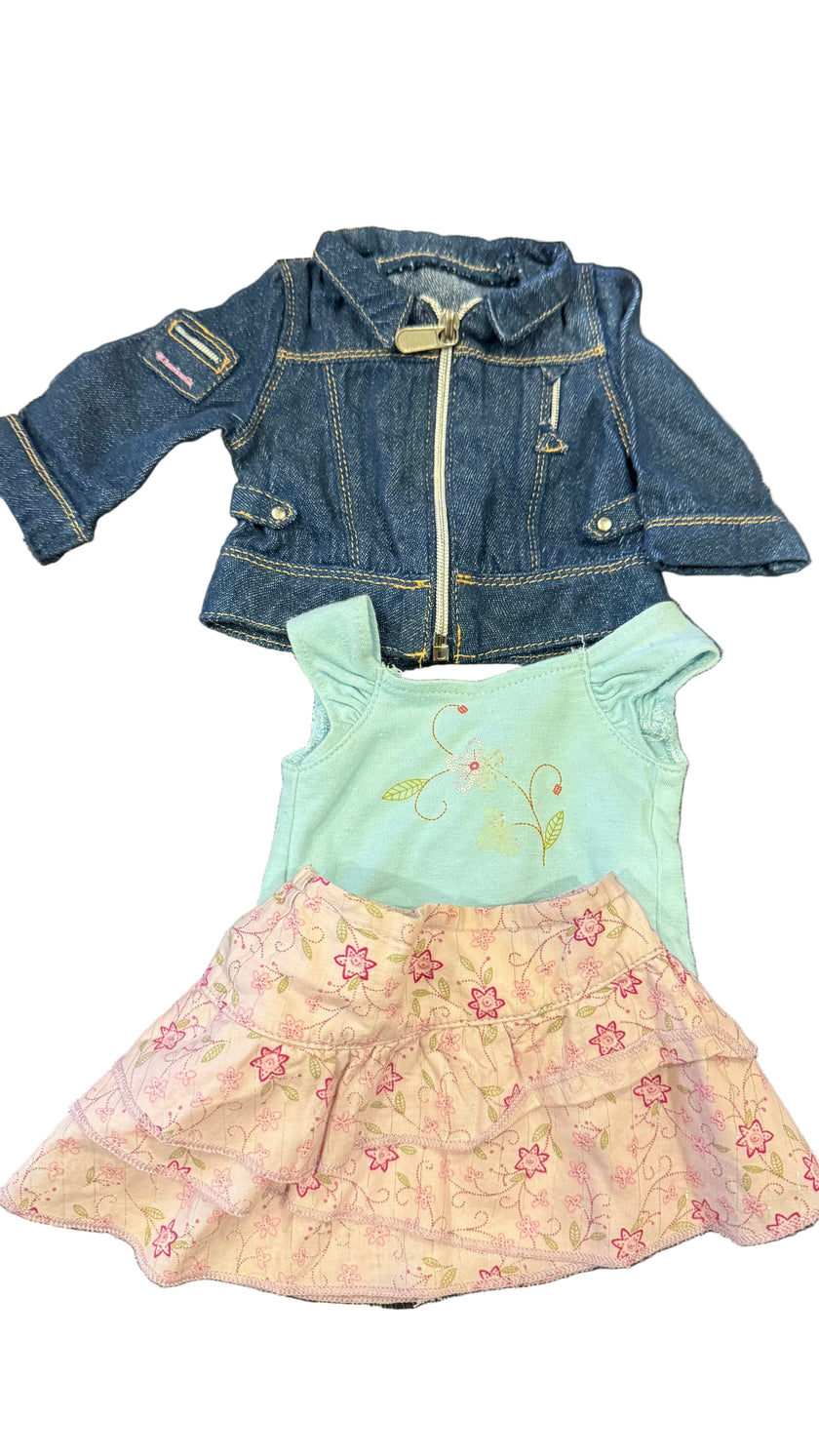 Retired American Girl Doll Pretty Print Outfit