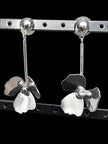 ZENZII LONG SILVER Flower Petal Drop Earring - Cape Cod Fashionista