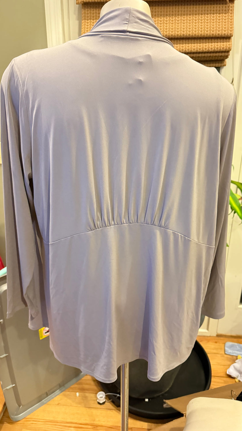 Susan Grave Liquid Cardigan & Tank Set 1X NWOT