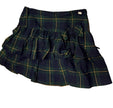 E-Land Girls’ Ruffle Top, Tartan Skirt & Riding Pants