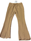 Girls Front Spit Hem Pants with Pockets