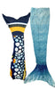 Girls Mermaid Swim Fin Covers – 2-Pack Gently Used (Sizes 12–16)