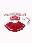 3-Piece Christmas Reindeer Sweater Outfit for  18-Inch American Girl Dolls