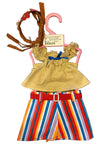 Julie’s 70s Striped 3 Piece Skirt Set –  for American Girl Doll