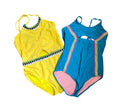 Tween Girls One-Piece Swimsuit Bundle – Gossip Girl Size 16 + Bonus Suit