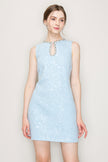 Ina Sequin Bead Embellished Sleeveless Mini Dress