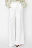 Ina High Waist Pleated Wide Leg Pants- Matching Crop Top Available - Cape Cod Fashionista