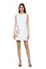 Caroline Floral Embroidered Sleeveless Shift Dress