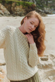 Inisheer Traditional Aran Unisex Sweater – 100% Merino Wool, Made in Ireland
