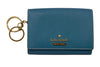 Kate Spade New York Blue Small Bifold Wallet Saffiano Leather NWOT