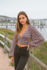 Wrap-it Your Way Long Sleeve Tie Crop Top