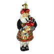 Old World Christmas Highland Santa Glass Ornament