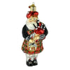 Old World Christmas Highland Santa Glass Ornament