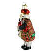 Old World Christmas Highland Santa Glass Ornament