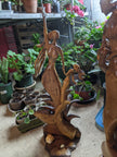 Cape Cod Hand-Carved Wooden Seahorse Wall Art – Coastal Beach House Decor by D.Q.R.