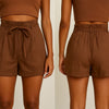 Paperbag Linen Shorts