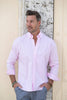 Peruvian Natural Cotton-Linen Blend Button Down Shirt