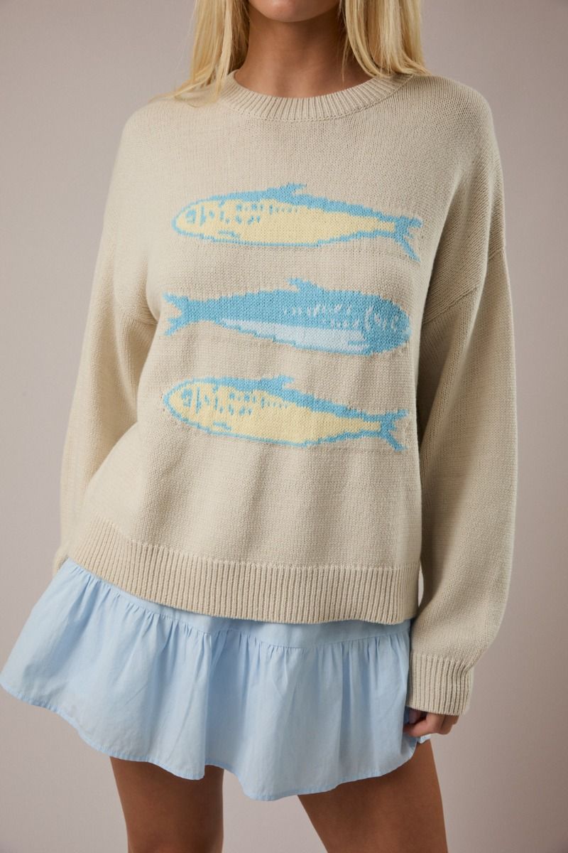 Women’s Coastal Sardine Knit Sweater