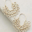 Retro Gold Geometric Openwork Drop Earrings | Boho Statement Jewelry