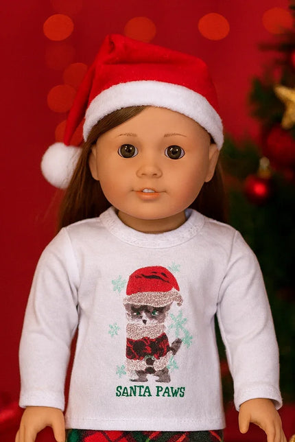 🎄 Santa Paws Holiday  2-Piece Set  for American Girl Doll