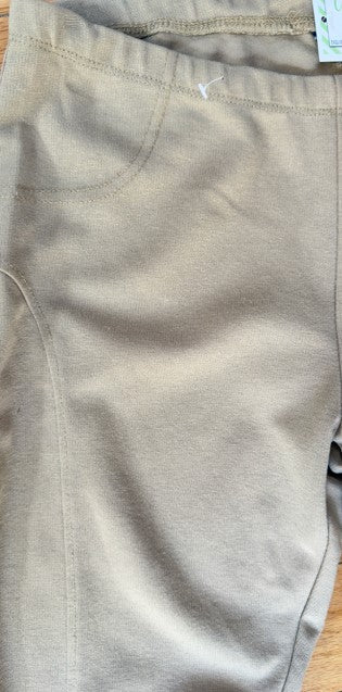E-land & RHC Irideon  Kid's Meryl Knee Patch Jodpurs – Tan Riding Pants