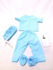 18 Inch Doll Doctor Outfit | Blue Scrubs & White Lab Coat 6-Piece Set Fits 18 Inch American Girl Dolls