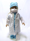 18 Inch Doll Doctor Outfit | Blue Scrubs & White Lab Coat 6-Piece Set Fits 18 Inch American Girl Dolls