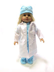 18 Inch Doll Doctor Outfit | Blue Scrubs & White Lab Coat 6-Piece Set Fits 18 Inch American Girl Dolls