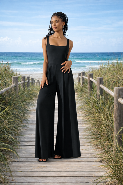 Sky's Square Neck Jumpsuit