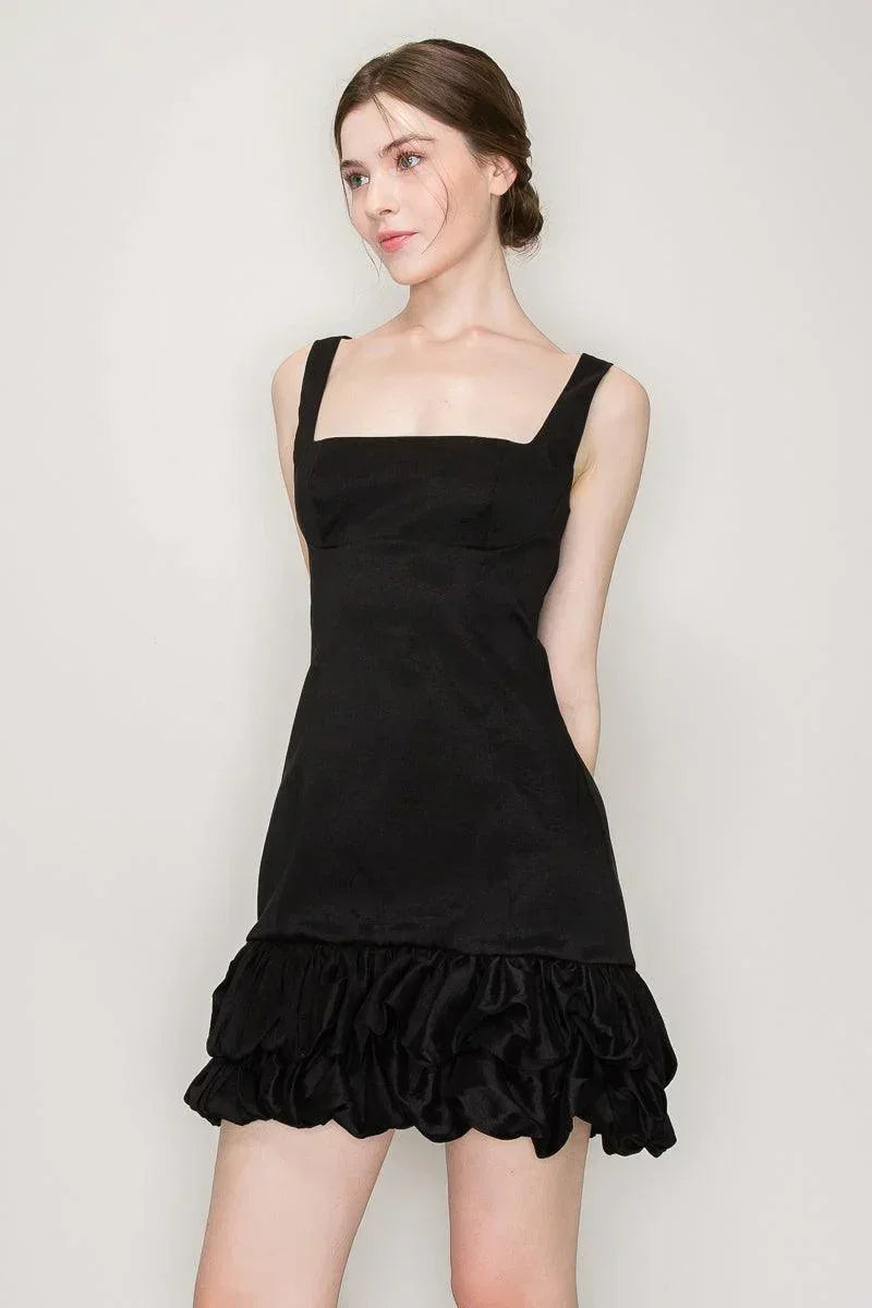 Clara Bubble Hem Mini Dress - Cape Cod Fashionista