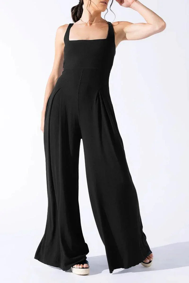 Sky's Square Neck Jumpsuit - Cape Cod Fashionista