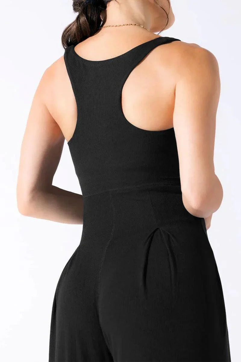 Sky's Square Neck Jumpsuit - Cape Cod Fashionista