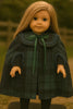 Tartan Cape with Bow–  for 18