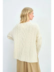 Tully Box Aran Oversized Luxury Sweater – 100% Merino Wool, Made in Ireland