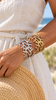 Coral Branch Cuff Bracelet – 18K Gold Plated or Silver Stainless Steel Coastal Jewelry