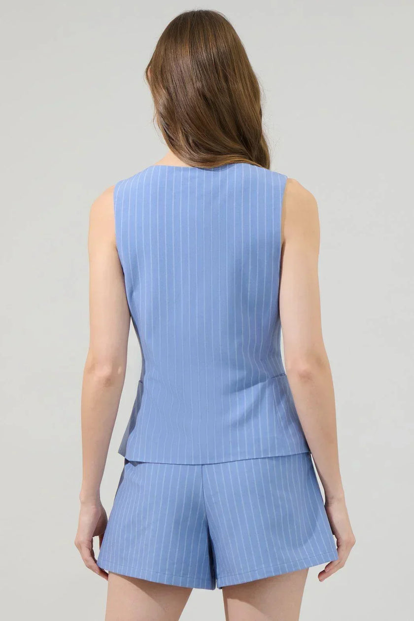 Chelsea Tailored Vest or Pleated Shorts Suit