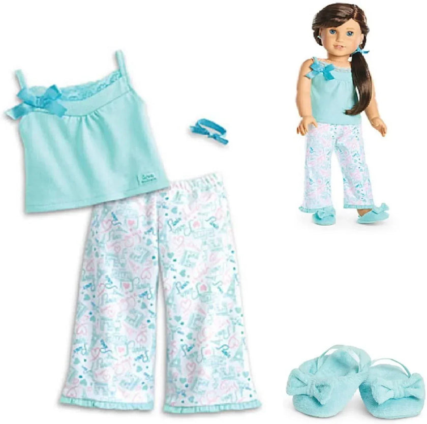 American girl 2015 GOTY Grace's pajamas set RARE limited edition