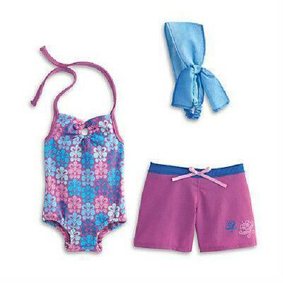AMERICAN GIRL LTD EDITION LEA BAHIA OUTFIT TOP SHORTS
