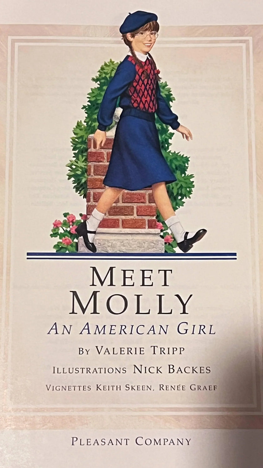 Vintage Pleasant Company Meet Molly Original Outfit American Girl Doll